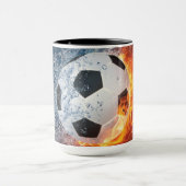 Fußball-/Fußball-Kugelkopf-Kissen Tasse (Zentrum)