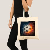 Fußball-/Fußball-Kugelkopf-Kissen Tragetasche (Vorderseite (Produkt))