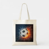 Fußball-/Fußball-Kugelkopf-Kissen Tragetasche (Rückseite)