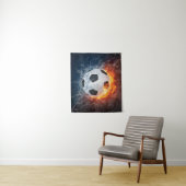 Fußball-/Fußball-Kugelkopf-Kissen Wandteppich (Beispiel)