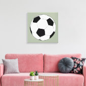 Fußball (Fußball) Leinwanddruck (Insitu (Wohnzimmer))