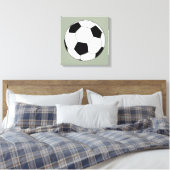 Fußball (Fußball) Leinwanddruck (Insitu (Schlafzimmer))