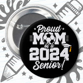 Fußball-Fußball-Mama 2024 Senior Button