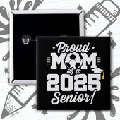 Fußball-Fußball-Mama 2025 Senior Button