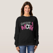 Fußball-Fußball-Mama Sweatshirt (Vorne ganz)