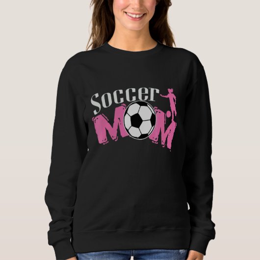Fußball-Fußball-Mama Sweatshirt (Vorderseite)
