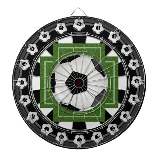 Fußball (Fußball) Multi-Target 20 Count Dartboard Dartscheibe (vorne)