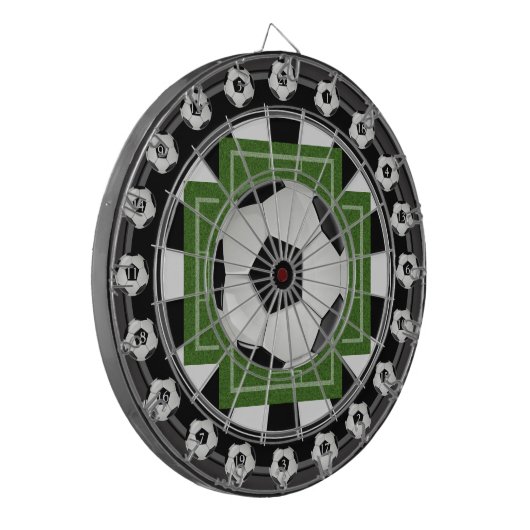 Fußball (Fußball) Multi-Target 20 Count Dartboard Dartscheibe (Vorderseite Links)