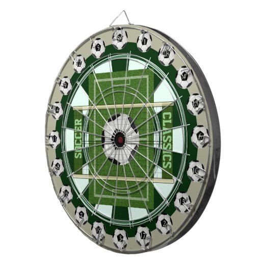 Fußball (Fußball) Multi-Target 20 Count Dartboard Dartscheibe (Vorderseite rechts)