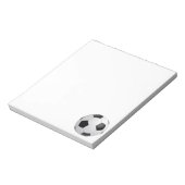 Fußball-Fußball-Notepad Notizblock (Rotiert)