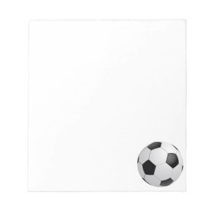 Fußball-Fußball-Notepad Notizblock