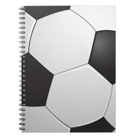 Fußball-Fußball-Notizbuch Notizblock (Vorderseite)