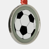 Fußball (Fußball) Ornament Aus Metall (Rechts)