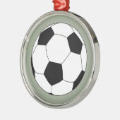 Fußball (Fußball) Ornament Aus Metall (Links)