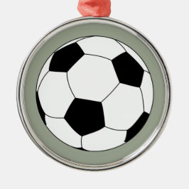 Fußball (Fußball) Ornament Aus Metall