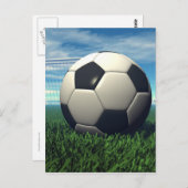 Fußball (Fußball) Postkarte (Vorne/Hinten)