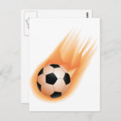 Fußball, Fußball Postkarte (Vorne/Hinten)