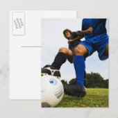 Fußball (Fußball) Postkarte (Vorne/Hinten)