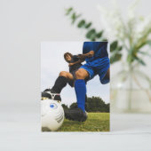 Fußball (Fußball) Postkarte (Stehend Vorderseite)