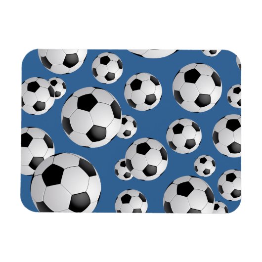 Fußball-Fußball Premium-Magnet Magnet (Horizontal)