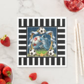 Fußball - Fußball Rahmen Serviette (Beispiel)