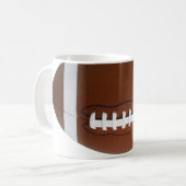 Fußball-Fußball-Rugby Kaffeetasse (Vorderseite Links)