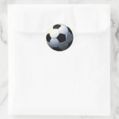 Fußball - Fußball Runder Aufkleber (Tasche)