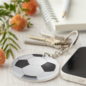 Fußball-Fußball Schlüsselanhänger (Vorderseite rechts)