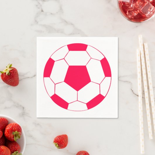 Fußball-Fußball Serviette (Beispiel)