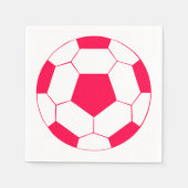 Fußball-Fußball Serviette (Vorderseite)