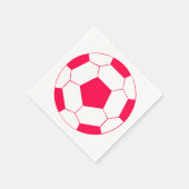 Fußball-Fußball Serviette (Ecke)