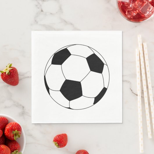 Fußball (Fußball) Serviette (Beispiel)