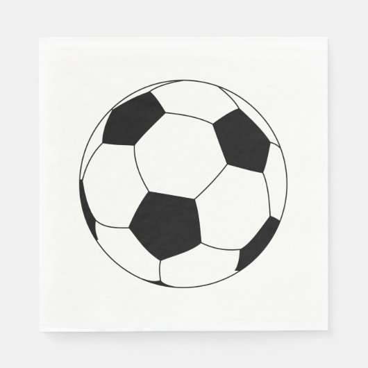 Fußball (Fußball) Serviette (Vorderseite)