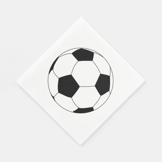 Fußball (Fußball) Serviette (Ecke)