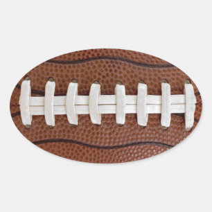 Fußball-Fußball-Spieler Geschenksticker Ovaler Aufkleber