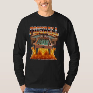 Fußball-Fußball-Spieler Skelett 90er Bootle T-Shirt