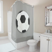 Fußball-Fußball-Sport Duschvorhang (Beispiel)
