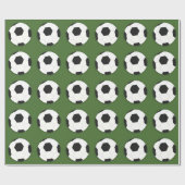 Fußball-Fußball-Sport Geschenkpapier (Flach)
