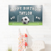 Fußball-Fußball-Sport zum Geburtstag glücklich Banner (Insitu)
