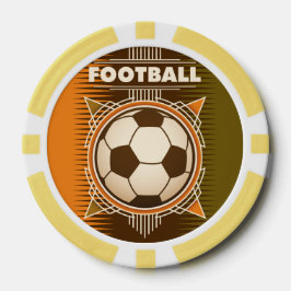 Fußball-Fußball-Sportball Pokerchips
