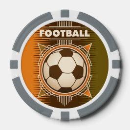 Fußball-Fußball-Sportball Pokerchips