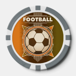 Fußball-Fußball-Sportball Pokerchips
