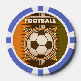 Fußball-Fußball-Sportball Pokerchips