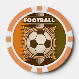 Fußball-Fußball-Sportball Pokerchips