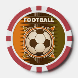Fußball-Fußball-Sportball Pokerchips