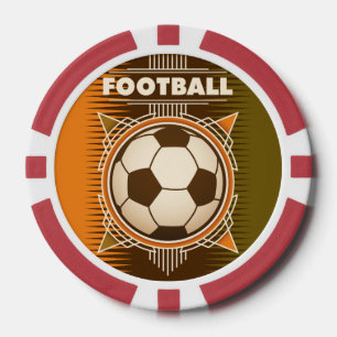 Fußball-Fußball-Sportball Pokerchips
