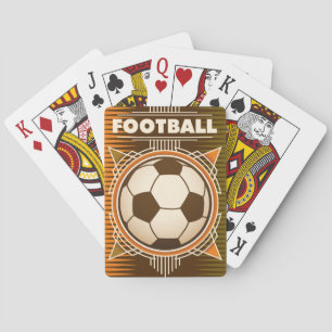 Fußball-Fußball-Sportball Spielkarten