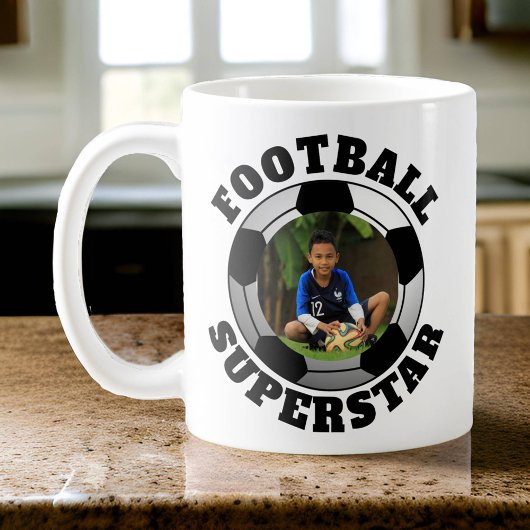 Fußball/Fußball Superstar-Foto Kaffeetasse