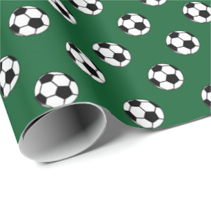Fußball-Fußball trägt Thema jede mögliche Geschenkpapier