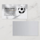 Fußball, Fußball-Trainer oder Spieler-Karte Visitenkarte (Vorne/Hinten)